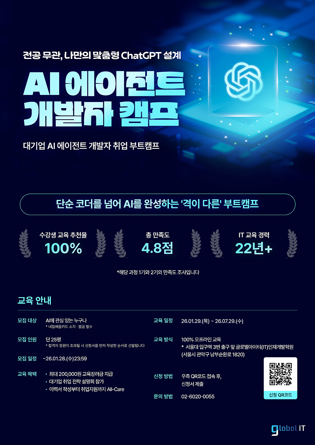 [에이블런]_글로벌아이티인재개발원_AI_에이전트_개발자_캠프_포스터.png 이미지